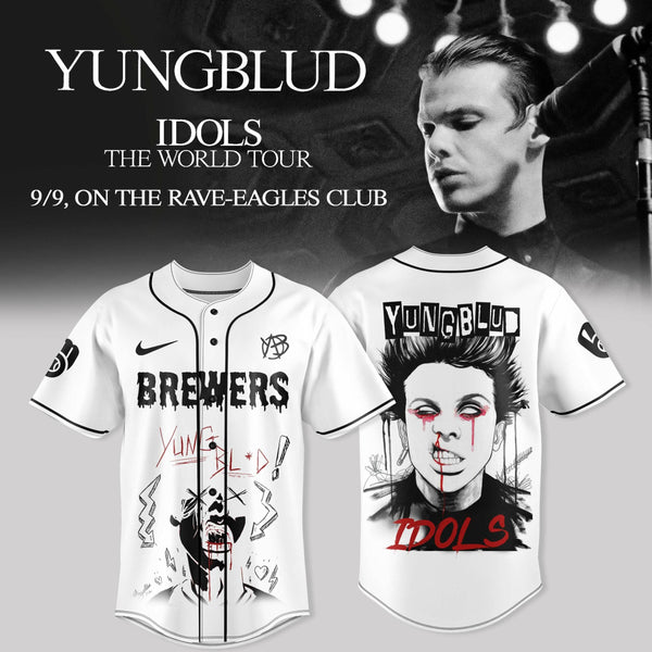 Milwaukee Brewers X YUNGBLUD: IDOLS THE WORLD TOUR NA TOUR Merch