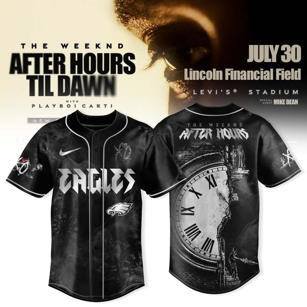 Philadelphia Eagles x After Hours Til Dawn 2025 – The Weeknd Jersey