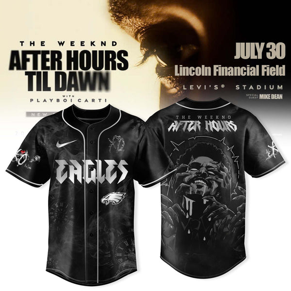 Philadelphia Eagles x After Hours Til Dawn 2025 – The Weeknd Jersey