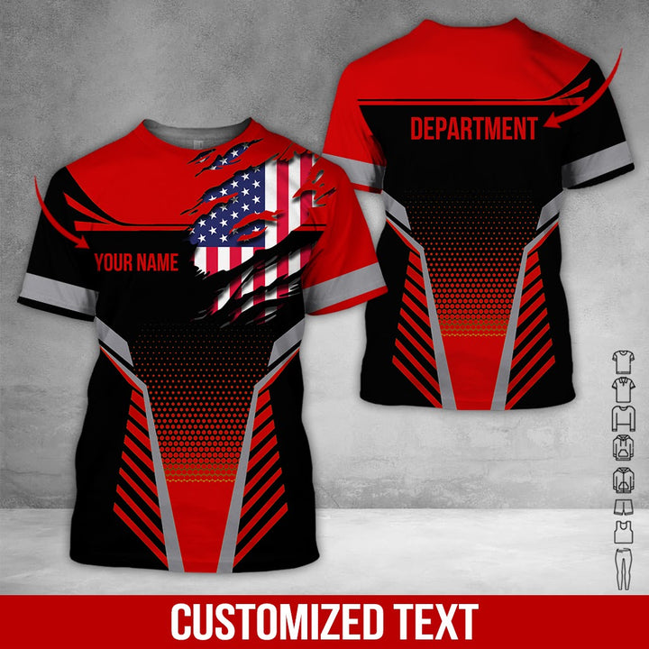 Custom Workwear Style 3D All Over Printed Clothes DV898