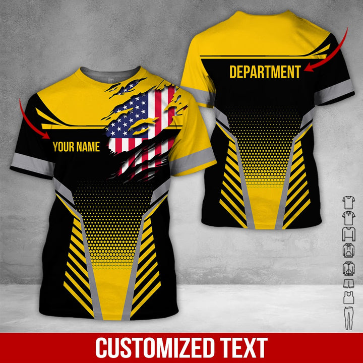 Custom Workwear Style 3D All Over Printed Clothes DV898