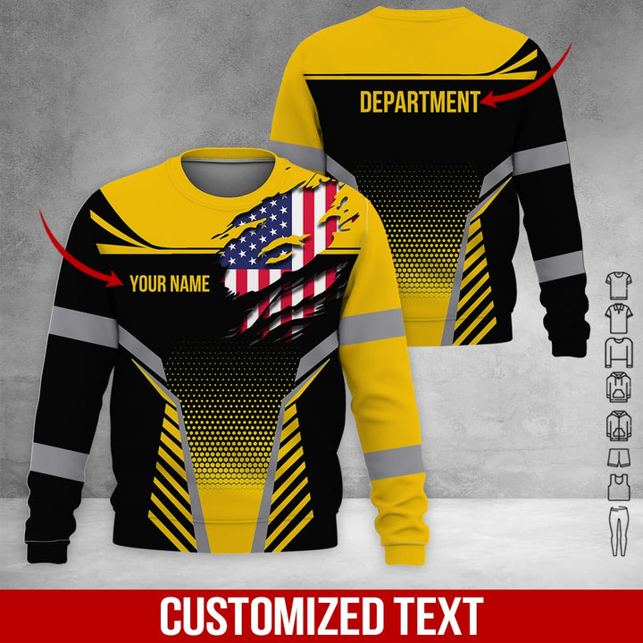 Custom Workwear Style 3D All Over Printed Clothes DV898