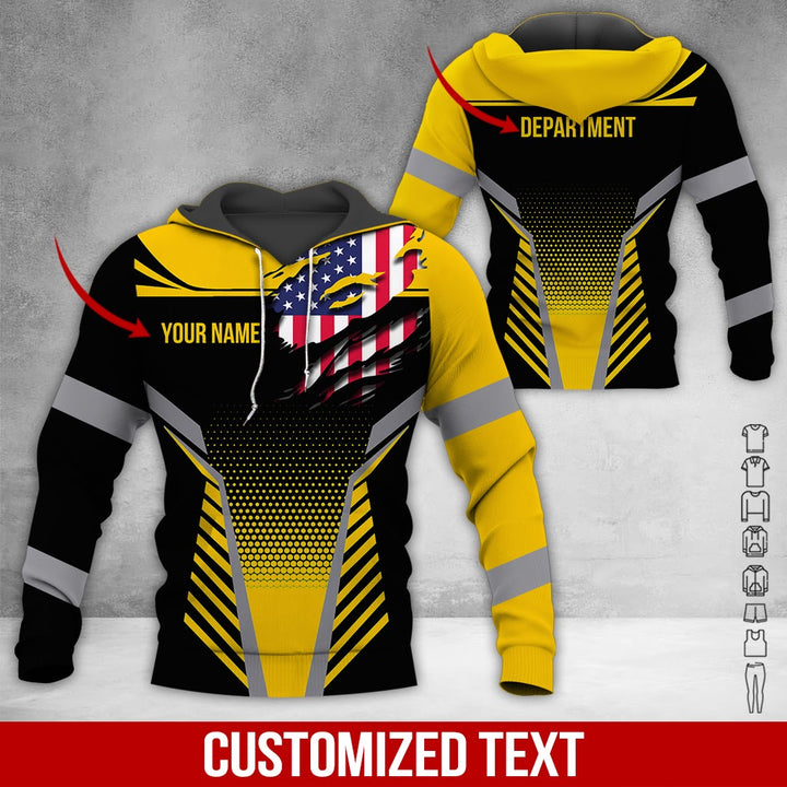 Custom Workwear Style 3D All Over Printed Clothes DV898