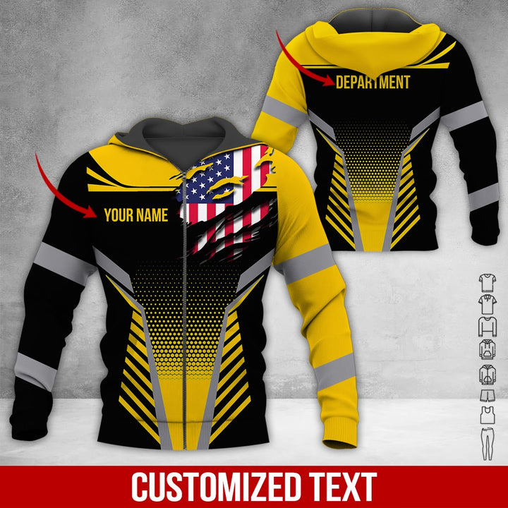 Custom Workwear Style 3D All Over Printed Clothes DV898