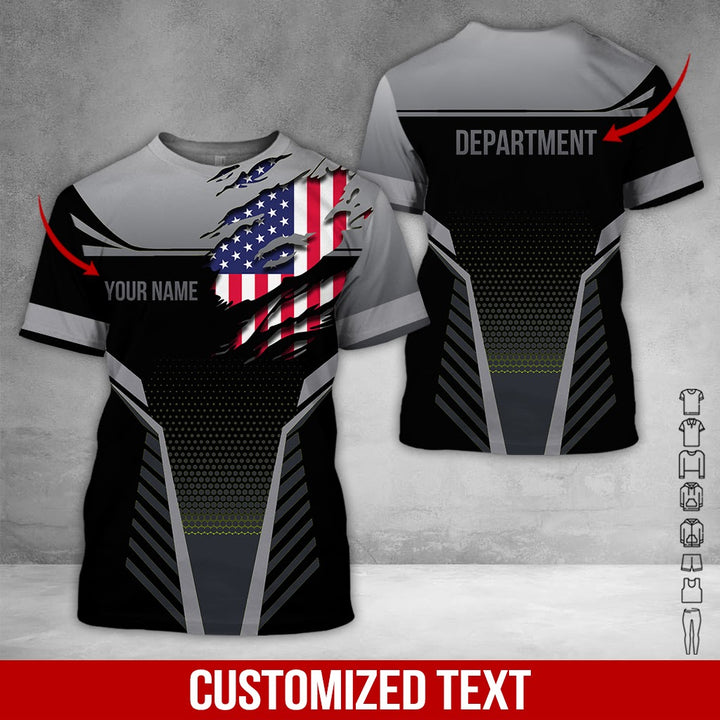 Custom Workwear Style 3D All Over Printed Clothes DV898