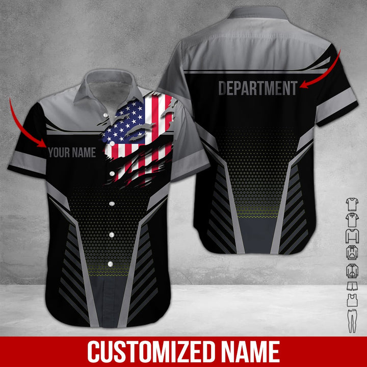 Custom Workwear Style 3D All Over Printed Clothes DV898