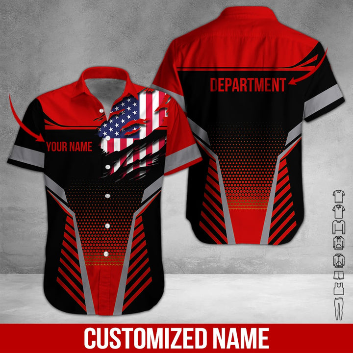 Custom Workwear Style 3D All Over Printed Clothes DV898