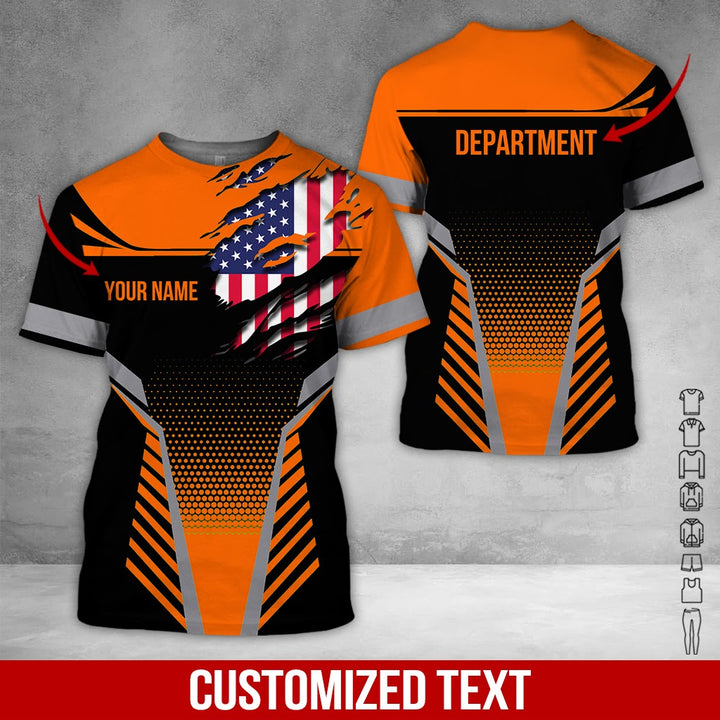 Custom Workwear Style 3D All Over Printed Clothes DV898