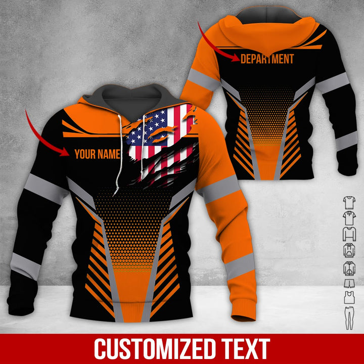 Custom Workwear Style 3D All Over Printed Clothes DV898