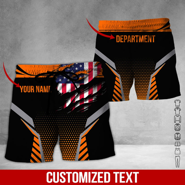 Custom Workwear Style 3D All Over Printed Clothes DV898