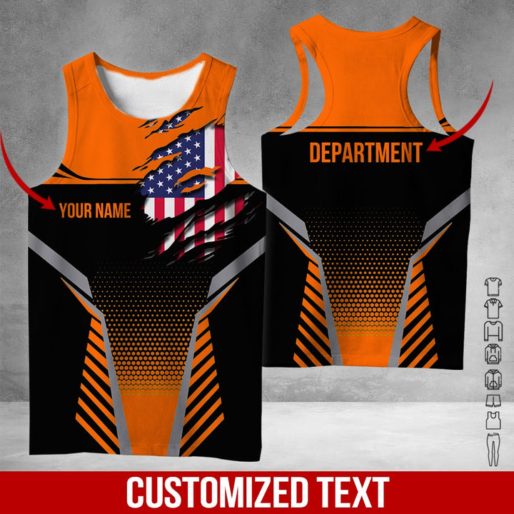 Custom Workwear Style 3D All Over Printed Clothes DV898