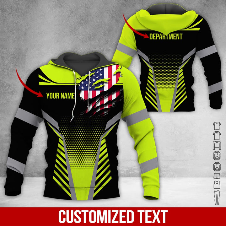 Custom Workwear Style 3D All Over Printed Clothes DV898