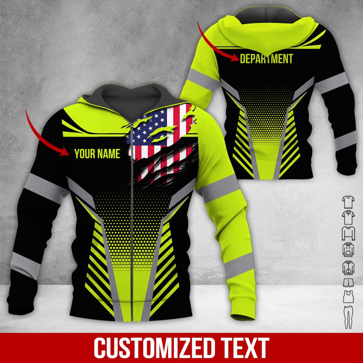 Custom Workwear Style 3D All Over Printed Clothes DV898