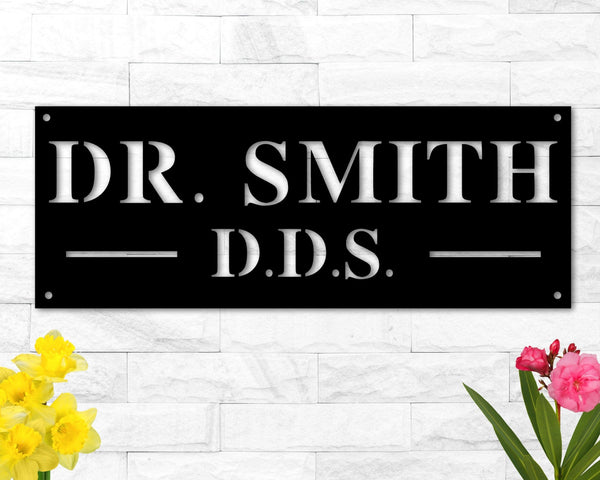 Personalized Metal Sign for Doctors Office Signs for Business Metal Sign for Dentist Office Wall Decor Dentist Office Signs Office Sign