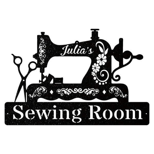 Sewing Room Sign, Sewing Machine Metal Sign, Sewing Room Wall Decor, Sewing Gifts for Mom, Gift for Her, Mother Day's Gift