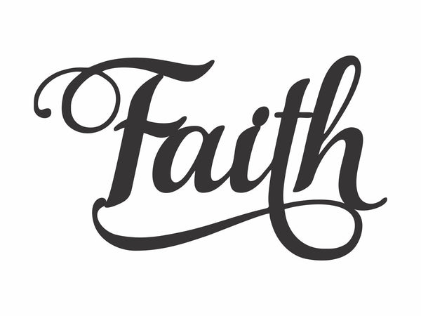 Faith Sign Metal Wall Art, Laser Cut Metal Sign Faith Wall Art, Above Bed Decor Aesthetic Boho Wall Art, Faith Gift