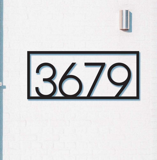 Metal House Number Sign - Address Number Sign - Metal Address Sign - Metal Address Numbers - House Number Plaque, Address Plaque