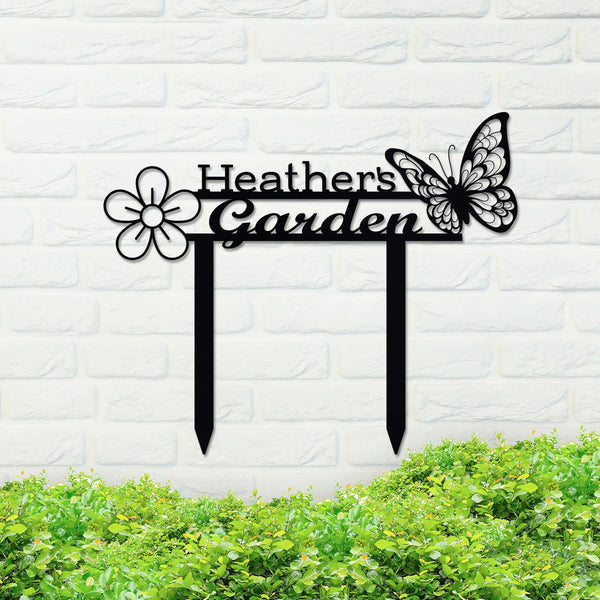 Personalized Metal Yard Sign, Metal Lawn Plaque, Yard Sign, Garden Decor, Yard Sign with Stakes, Lawn Mounted Plaque, Lawn Sign, Metal Art