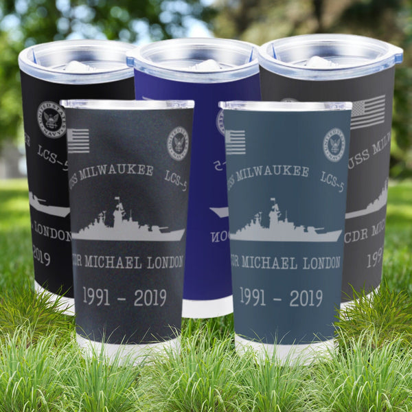 Personalized US Navy Insulated Tumbler, Gift For Husband, Dad, Navy Veterans Gift, Navy Gifts For Men, Fathers Day Gift For Navy Dad