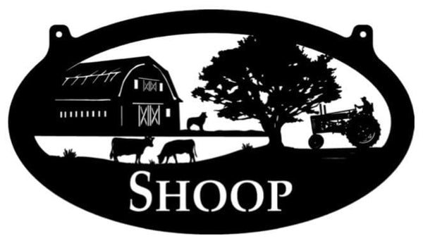 Metal FARM  Sign, cows barn tractor sign, laser cut metal sign