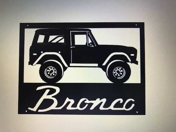 Metal FORD BRONCO sign