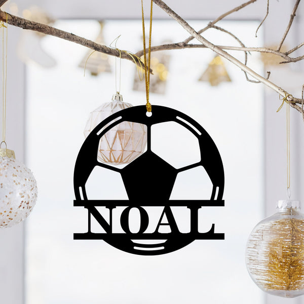 Personalized Soccer Ball Monogram Ornament, Christmas Soccer Gift For Soccer  Player, Gift For Soccer Lover, Christmas Tree Decoration