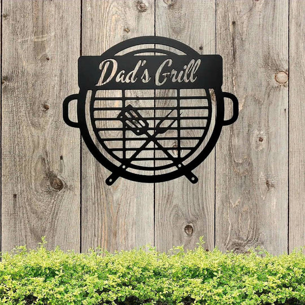 Personalized BBQ Metal Sign, Personalized Grill Sign, Grill Sign, BBQ Sign, Custom Grill Sign, Outdoor Grill Sign, Porch Wall Decor, Gift