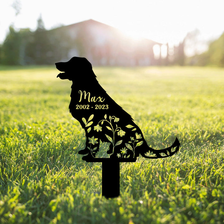 Personalized Dog Memorial Stake, Metal Stake, Labrador Retriever, Sympathy Sign, Pet Grave Marker, Remembrance Stake,Labrador Retriever Sign