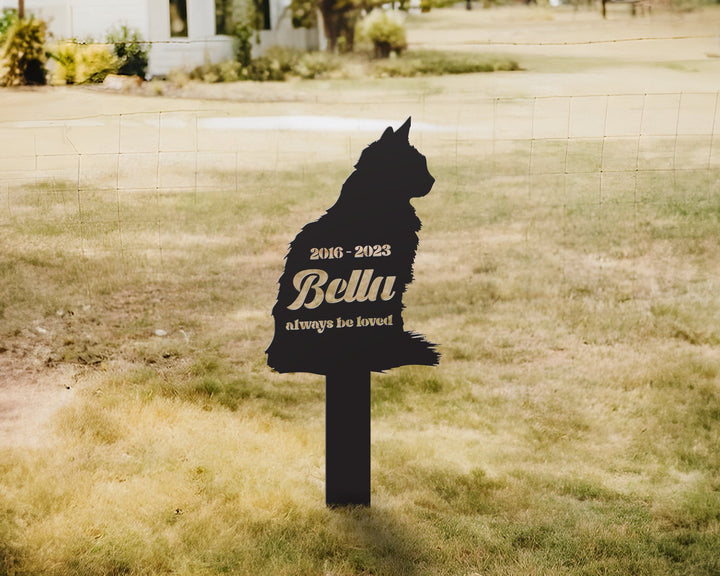 Personalized Cat Memorial Stake, Sympathy Sign, Pet Grave Marker, Remembrance Stake,Labrador Retriever Sign, Metal Stake, Labrador Retriev