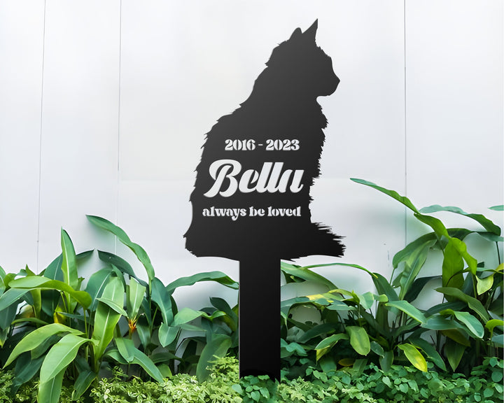 Personalized Cat Memorial Stake, Sympathy Sign, Pet Grave Marker, Remembrance Stake,Labrador Retriever Sign, Metal Stake, Labrador Retriev