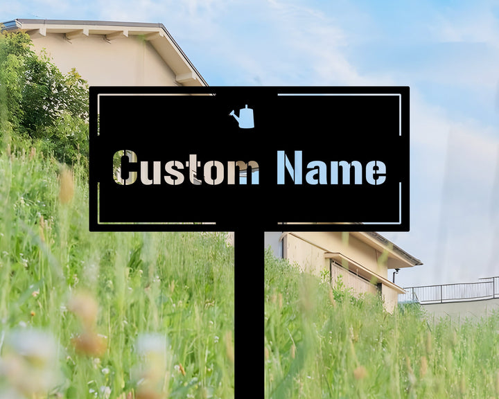 Custom Herbs and plants markers, vegetable plant labels, garden stakes, custom metal sign, custom garden sign, set 5 plant markers