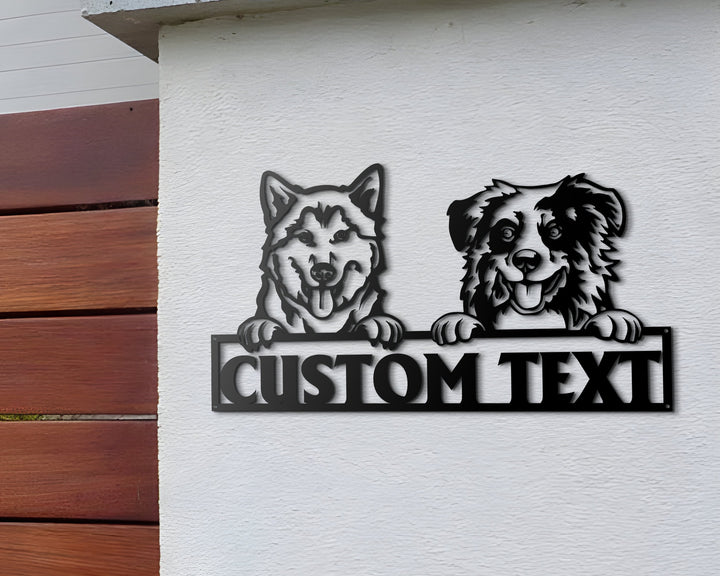 Personalized Metal Sign, Metal Sign, Custom Dog Sign, Dog Monogram, Dog Sign, Dog Mom Gift, Dog Gift, Dog House Decor, Gift for dog