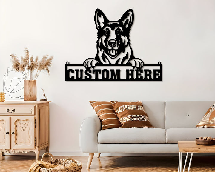 Personalized Metal Sign, Metal Sign, Custom Sign, Dog Monogram, Dog Sign, Dog Mom Gift, Dog Gift, Dog House Decor, Gift for dog