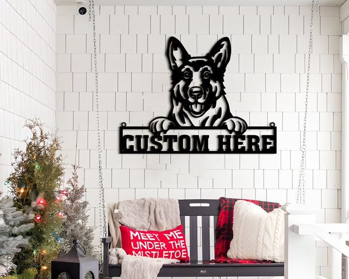 Personalized Metal Sign, Metal Sign, Custom Sign, Dog Monogram, Dog Sign, Dog Mom Gift, Dog Gift, Dog House Decor, Gift for dog