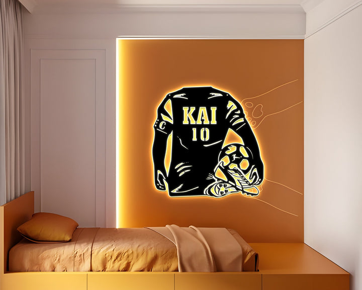 personalized gift for soccer player, soccer friend lover sign, children's birthday, soccer tournament coach soccer sign, soccer metal sign