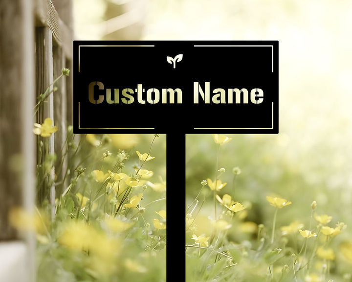 Custom Herbs and plants markers, vegetable plant labels, garden stakes, custom metal sign, custom garden sign, set 5 plant markers