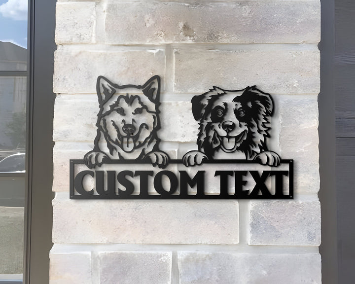 Personalized Metal Sign, Metal Sign, Custom Dog Sign, Dog Monogram, Dog Sign, Dog Mom Gift, Dog Gift, Dog House Decor, Gift for dog