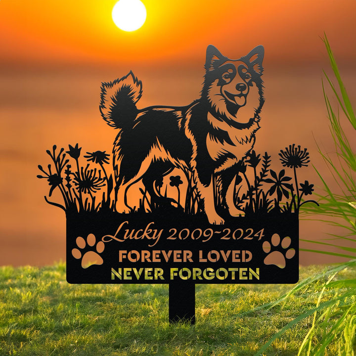 Custom Dog Memorial Stake, Pet Design Garden Sign, Gift for Pet, Dog Grave Marker, Personalized Dog Garden Sign, Pet Loss Gift