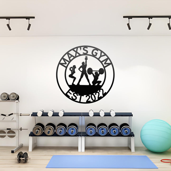 Custom Home Gym Sign Crossfit Sign Workout Room Sign Fitness Sign Home Gym Wall Art Custom Gym Sign Home Gym Decor, Father's Day Gift.