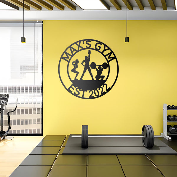 Custom Home Gym Sign Crossfit Sign Workout Room Sign Fitness Sign Home Gym Wall Art Custom Gym Sign Home Gym Decor, Father's Day Gift.