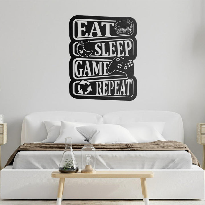 Custom Video Game Metal Sign with Led Light, Game Controller Metal Wall Art, Gamer Name Sign, Game Room Decor, Video Game Art,Boy Room Decor