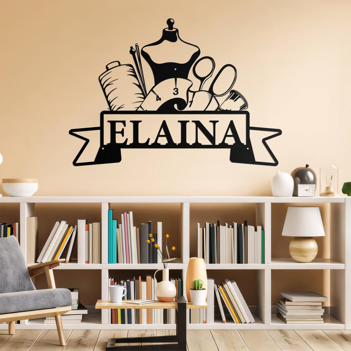 Sewing room sign,Personalized gift,Sewing decor,metal sewing sign,quilting sign,gift for wife,gift for grandma,gift for mom,Mothers day gift