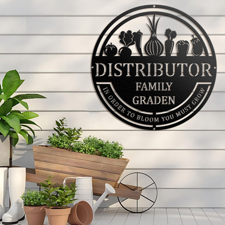 Custom Vegetables Garden Stake, Personalized Metal Garden Sign With Stake, Custom Garden Sign, Gift for Gardener, Garden Decor