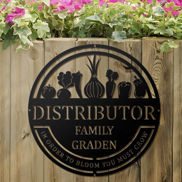 Custom Vegetables Garden Stake, Personalized Metal Garden Sign With Stake, Custom Garden Sign, Gift for Gardener, Garden Decor