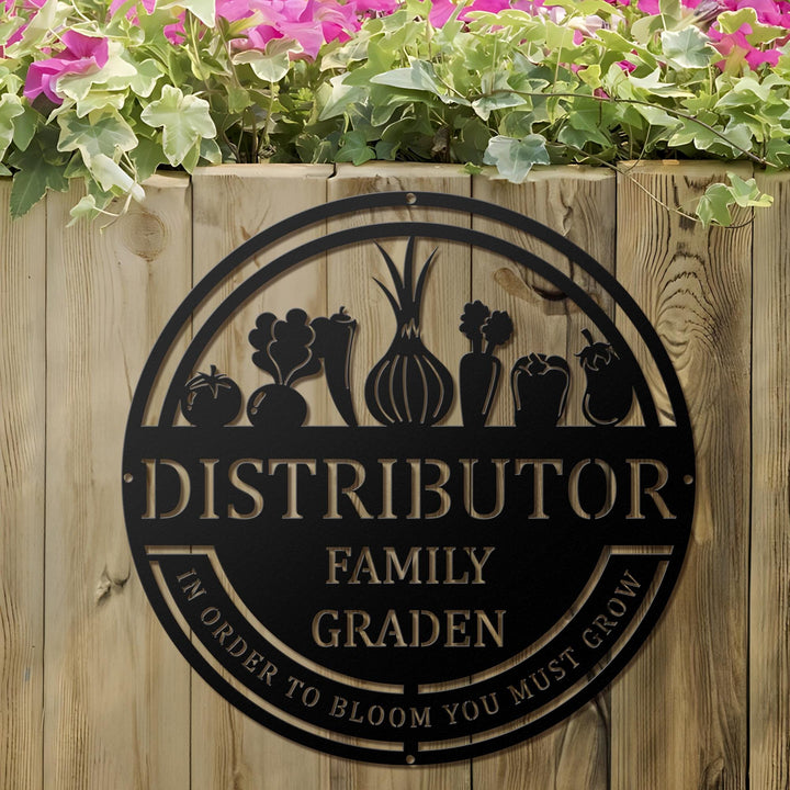 Custom Vegetables Garden Stake, Personalized Metal Garden Sign With Stake, Custom Garden Sign, Gift for Gardener, Garden Decor