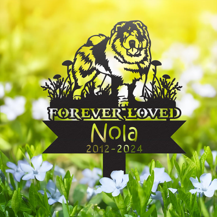 Custom Dog Memorial Metal Stake, Dog Grave Marker, Dog Loss Metal Sign, Personalized Dog Garden Sign, Dog Loss Gift, Garden Decor, Retriever
