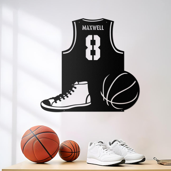 Basketball Metal Wall Art, Metal Sports Decor, Basketball Sign, Basketball Name Sign, Sports Name Sign, Metal Art, Custom Metal, Custom Name