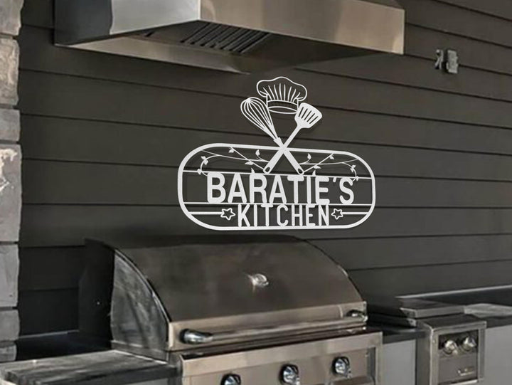 Custom Kitchen Metal Wall Art, Personalized Metal Signs, Kitchen Wall Decor, Kitchen Sign, Housewarming gift, Gift For Mom, Mothers Day Gift