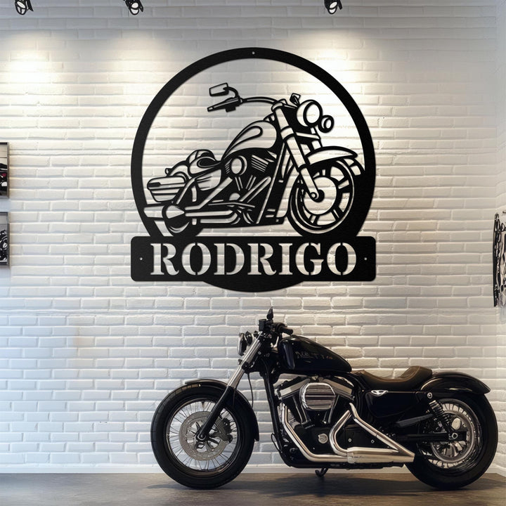 Custom Motorcycle LED Sign Harley Davidson Metal Wall Art Motorcycle Metal Wall Art, Motorcycle Wall Art, Man cave Decor Father's Day Gift