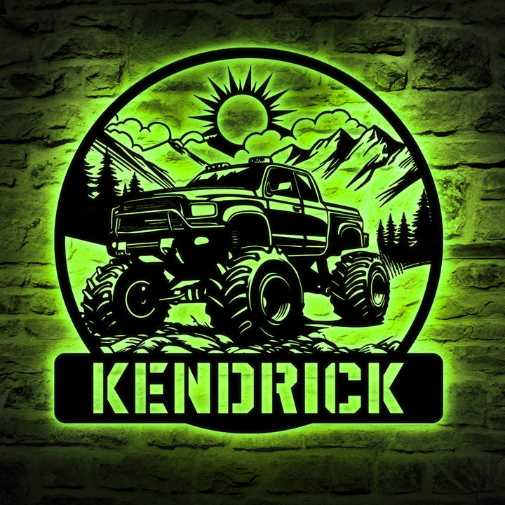 Custom Offroad Jeep Metal Sign - Personalized 4x4 Outdoor Decor, Rustic Adventure Wall Art, Unique Gift for Jeep Enthusiasts, Durable Sign